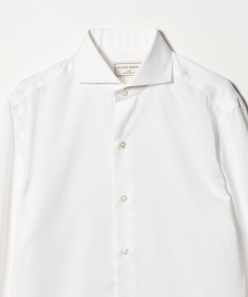 UNITED ARROWS(ユナイテッドアローズ)の「イージーケア AG パナマ カッタウェイカラー シャツ 抗菌防臭 通気性(シャツ/ブラウス・メンズ・ホワイト/ターコイズブルー系/ライトピンク・40cm/41cm/38cm/39cm)」の14枚目の写真