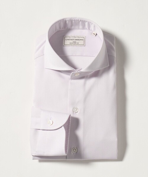 UNITED ARROWS(ユナイテッドアローズ)の「イージーケア AG パナマ カッタウェイカラー シャツ 抗菌防臭 通気性(シャツ/ブラウス・メンズ・ホワイト/ターコイズブルー系/ライトピンク・40cm/41cm/38cm/39cm)」の17枚目の写真