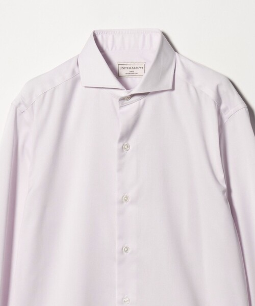 UNITED ARROWS(ユナイテッドアローズ)の「イージーケア AG パナマ カッタウェイカラー シャツ 抗菌防臭 通気性(シャツ/ブラウス・メンズ・ホワイト/ターコイズブルー系/ライトピンク・40cm/41cm/38cm/39cm)」の20枚目の写真
