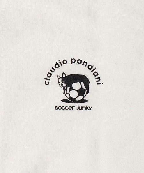 SoccerJunky（サッカージャンキー）の「SOCCER JUNKY / CLAUDIO PANDIANI ワンポイントプリント 半袖Tシャツ（Tシャツ/カットソー・メンズ・ブラック系その他/ホワイト系その他/ブラック/ホワイト・M/L/XL）」の8枚目の写真