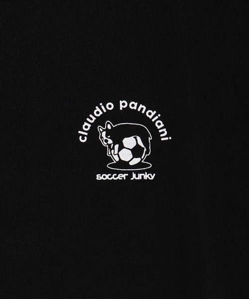 SoccerJunky（サッカージャンキー）の「SOCCER JUNKY / CLAUDIO PANDIANI ワンポイントプリント 半袖Tシャツ（Tシャツ/カットソー・メンズ・ブラック系その他/ホワイト系その他/ブラック/ホワイト・M/L/XL）」の16枚目の写真