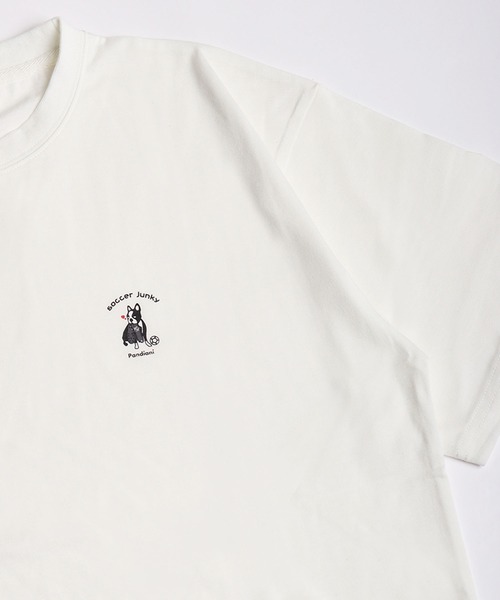 SoccerJunky（サッカージャンキー）の「SOCCER JUNKY / CLAUDIO PANDIANI ワンポイントプリント 半袖Tシャツ（Tシャツ/カットソー・メンズ・ブラック系その他/ホワイト系その他/ブラック/ホワイト・M/L/XL）」の11枚目の写真