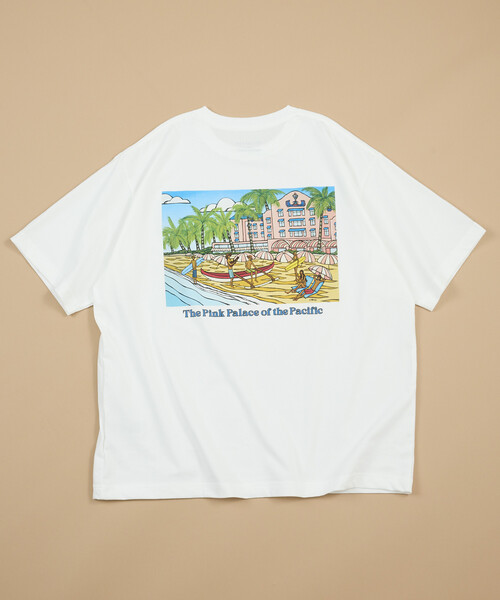 FREAK'S STORE(フリークスストア)の「GREENROOM GALLERY × FREAK'S STORE / グリーンルームギャラリー 別注 Heather Brown 半袖Tシャツ(Tシャツ/カットソー・メンズ・サックスブルー/ラベンダー/チャコールグレー/ホワイト・MEDIUM/LARGE)」の2枚目の写真