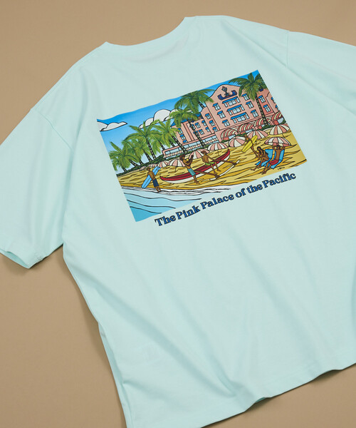 FREAK'S STORE(フリークスストア)の「GREENROOM GALLERY × FREAK'S STORE / グリーンルームギャラリー 別注 Heather Brown 半袖Tシャツ(Tシャツ/カットソー・メンズ・サックスブルー/ラベンダー/チャコールグレー/ホワイト・MEDIUM/LARGE)」の3枚目の写真