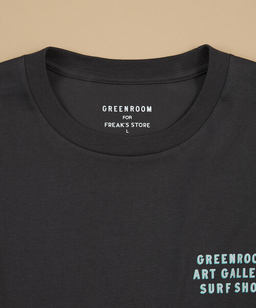 FREAK'S STORE(フリークスストア)の「GREENROOM GALLERY × FREAK'S STORE / グリーンルームギャラリー 別注 Heather Brown 半袖Tシャツ(Tシャツ/カットソー・メンズ・サックスブルー/ラベンダー/チャコールグレー/ホワイト・MEDIUM/LARGE)」の7枚目の写真