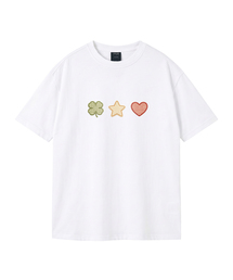 クローバークラブ ピグメントオーバーサイズ半袖Tシャツ（クロップ含む）