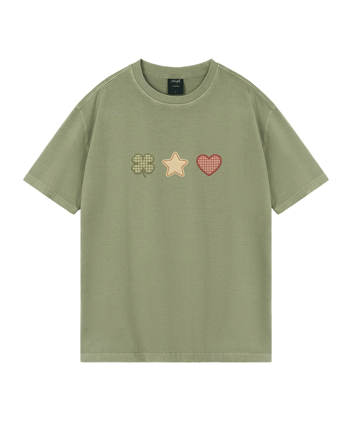 WILDROCK(ワイルドロック)の「クローバークラブ ピグメントオーバーサイズ半袖Tシャツ(クロップ含む)(Tシャツ/カットソー・レディース・ベビーピンク/ブラック/チャコール/ライトグレー/ライトパープル/カーキ/ホワイト/ブルー・FREE/X-SMALL/SMALL/MEDIUM/LARGE)」の5枚目の写真