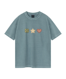クローバークラブ ピグメントオーバーサイズ半袖Tシャツ(クロップ含む)