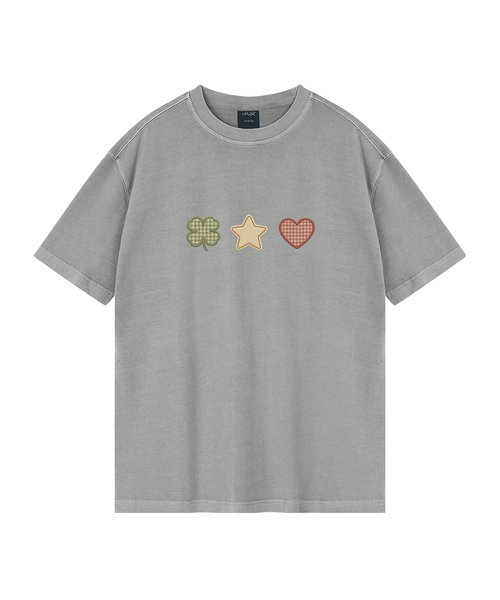 WILDROCK(ワイルドロック)の「クローバークラブ ピグメントオーバーサイズ半袖Tシャツ(クロップ含む)(Tシャツ/カットソー・レディース・ベビーピンク/ブラック/チャコール/ライトグレー/ライトパープル/カーキ/ホワイト/ブルー・FREE/X-SMALL/SMALL/MEDIUM/LARGE)」の3枚目の写真