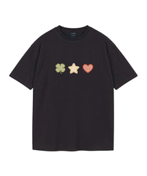 クローバークラブ ピグメントオーバーサイズ半袖Tシャツ(クロップ含む)
