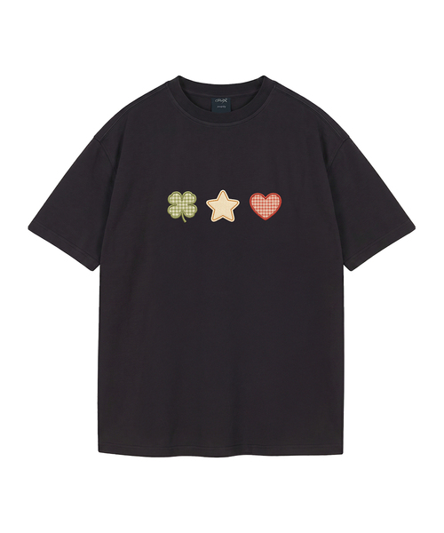 WILDROCK(ワイルドロック)の「クローバークラブ ピグメントオーバーサイズ半袖Tシャツ(クロップ含む)(Tシャツ/カットソー・レディース・ベビーピンク/ブラック/チャコール/ライトグレー/ライトパープル/カーキ/ホワイト/ブルー・FREE/X-SMALL/SMALL/MEDIUM/LARGE)」の1枚目の写真