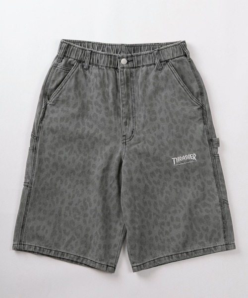 THRASHER(スラッシャー)の「【78】【THRASHER/スラッシャー】ロゴワンポイント刺繍 デニム ペインター ショートパンツ ピスネーム付き(デニムパンツ・メンズ・ブラック系その他3/ワンウォッシュ/ブラック/ブルー/ブラック系その他2/ブラック系その他/ライトブルー・M/XL/L)」の14枚目の写真