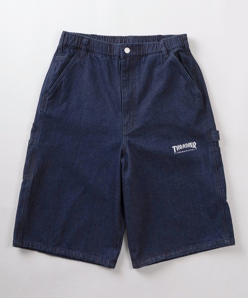 THRASHER(スラッシャー)の「【78】【THRASHER/スラッシャー】ロゴワンポイント刺繍 デニム ペインター ショートパンツ ピスネーム付き(デニムパンツ・メンズ・ブラック系その他3/ワンウォッシュ/ブラック/ブルー/ブラック系その他2/ブラック系その他/ライトブルー・M/XL/L)」の16枚目の写真