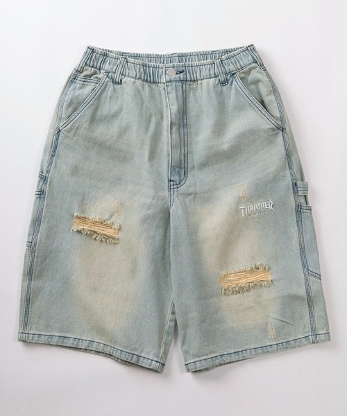 THRASHER(スラッシャー)の「【78】【THRASHER/スラッシャー】ロゴワンポイント刺繍 デニム ペインター ショートパンツ ピスネーム付き(デニムパンツ・メンズ・ブラック系その他3/ワンウォッシュ/ブラック/ブルー/ブラック系その他2/ブラック系その他/ライトブルー・M/XL/L)」の20枚目の写真