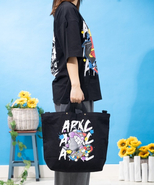 ANPANMAN KIDS COLLECTION(アンパンマンキッズコレクション)の「ストリート柄トートバッグ(トートバッグ・レディース・ブラック・FREE)」の7枚目の写真
