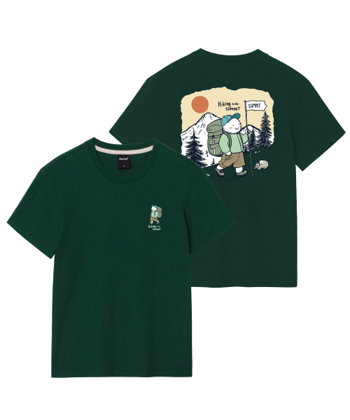 OKSTAR（オクスター）の「ハイキングデー バンパルティ（Tシャツ/カットソー・レディース・ネイビー/ライトグレー/ブラック/グレー/ライトベージュ/ダークグレー/クリーム/ホワイト/ダークグリーン/カーキ/ダークブルー・2XL/3XL/4XL/SMALL/MEDIUM/LARGE/X-LARGE）」の18枚目の写真