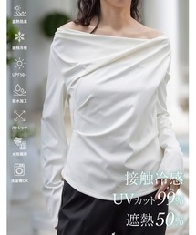 オーバーサイズ」に該当するラッシュガード（ホワイト/白色系
