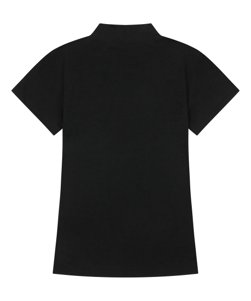 MUCENT(ムセント)の「ビオールモックネックポラ半袖Tシャツ(4カラー)(Tシャツ/カットソー・レディース・ダークグレー/グレー/ブラック/アイボリー・FREE)」の9枚目の写真