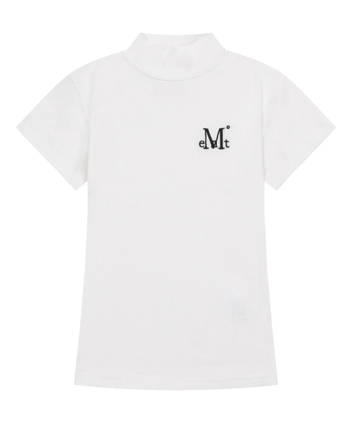 MUCENT(ムセント)の「ビオールモックネックポラ半袖Tシャツ(4カラー)(Tシャツ/カットソー・レディース・ダークグレー/グレー/ブラック/アイボリー・FREE)」の12枚目の写真