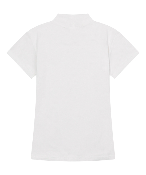MUCENT(ムセント)の「ビオールモックネックポラ半袖Tシャツ(4カラー)(Tシャツ/カットソー・レディース・ダークグレー/グレー/ブラック/アイボリー・FREE)」の13枚目の写真