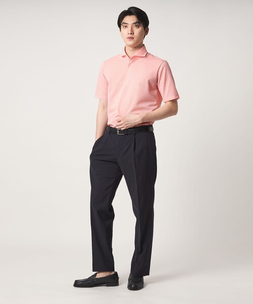 A DAY IN THE LIFE UNITED ARROWS(アデイインザライフユナイテッドアローズ)の「ドライ ハニカム 3D カッタウェイカラー ポロシャツ-通気性-<A DAY IN THE LIFE>(ポロシャツ・メンズ・ネイビー/ライトピンク/ブラック・XL/M/L/S)」の16枚目の写真