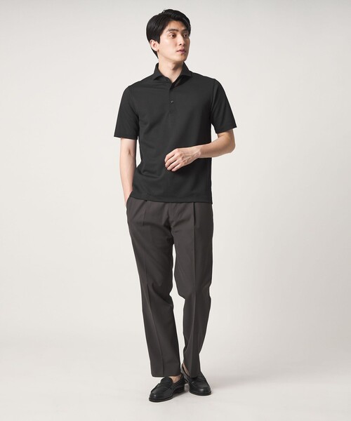 A DAY IN THE LIFE UNITED ARROWS(アデイインザライフユナイテッドアローズ)の「ドライ ハニカム 3D カッタウェイカラー ポロシャツ-通気性-<A DAY IN THE LIFE>(ポロシャツ・メンズ・ネイビー/ライトピンク/ブラック・XL/M/L/S)」の19枚目の写真