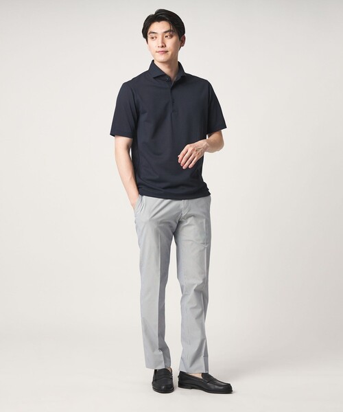 A DAY IN THE LIFE UNITED ARROWS(アデイインザライフユナイテッドアローズ)の「ドライ ハニカム 3D カッタウェイカラー ポロシャツ-通気性-<A DAY IN THE LIFE>(ポロシャツ・メンズ・ネイビー/ライトピンク/ブラック・XL/M/L/S)」の22枚目の写真