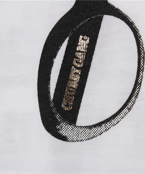 CHUBBYGANG（チャビーギャング）の「メガネプリント　5分袖VネックTシャツ（Tシャツ/カットソー・キッズ・ピンク/ホワイト/ブラック・110/130/120/100/90/80）」の10枚目の写真