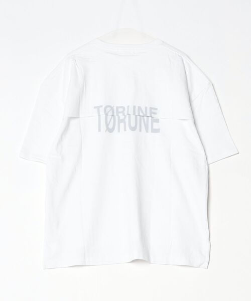 TORUNE(トルネ)の「TORUNE∴AcroclearRバックプリントTシャツ(Tシャツ/カットソー・メンズ・ホワイト/ブラック・M/L/LL)」の3枚目の写真