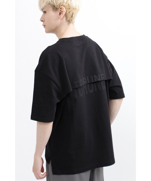TORUNE(トルネ)の「TORUNE∴AcroclearRバックプリントTシャツ(Tシャツ/カットソー・メンズ・ホワイト/ブラック・M/L/LL)」の2枚目の写真