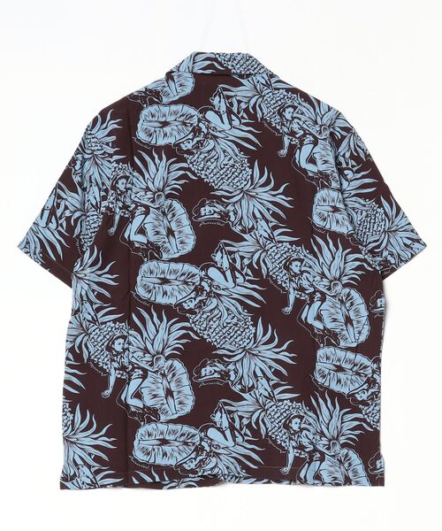 AVIREX(アヴィレックス)の「ALOHA SHIRT”PIN-UP&PINEAPPLE" / アロハシャツ ピンナップ パイナップル / AVIREX / アヴィレックス(シャツ/ブラウス・メンズ・ダークブラウン/エメラルド・XX-LARGE/X-LARGE/LARGE/MEDIUM)」の22枚目の写真