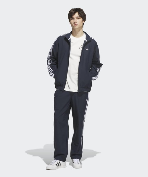 adidas(アディダス)の「SKATEBOARDING SUPERFIRE TRACK JACKET / アディダスオリジナルス adidas Originals(ナイロンジャケット・メンズ・ブルー・XX-LARGE/3XL/LARGE/MEDIUM/SMALL/X-LARGE/X-SMALL)」の2枚目の写真