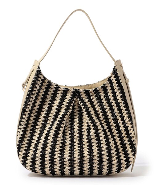 Atelier TOMORROWLAND BIKKIE STRIPE バッグ（かごバッグ）｜Atelier