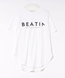 【N】【it】【BEATING HEART】フロントロゴプリント クルーネックTシャツ