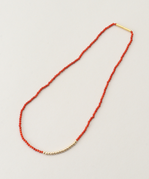 Spick & Span(スピックアンドスパン)の「jour couture / ジュール クチュール 2set Necklace(ネックレス・レディース・レッド/ブラック・FREE)」の5枚目の写真