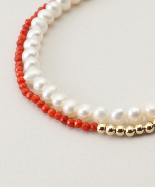 Spick & Span(スピックアンドスパン)の「jour couture / ジュール クチュール 2set Necklace(ネックレス・レディース・レッド/ブラック・FREE)」の12枚目の写真