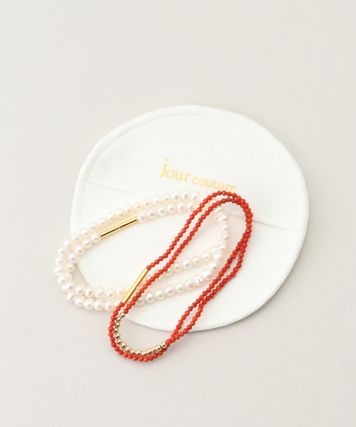Spick & Span(スピックアンドスパン)の「jour couture / ジュール クチュール 2set Necklace(ネックレス・レディース・レッド/ブラック・FREE)」の13枚目の写真