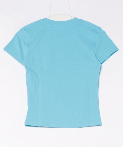 Lis ardent（リスアルダン）の「ヴィンテージ風ロゴプリントTシャツ / ピグメント加工コンパクト半袖トップス/ストリート（Tシャツ/カットソー・レディース・イエロー/ブラック/グリーン/ブルー/ホワイト・M）」の10枚目の写真