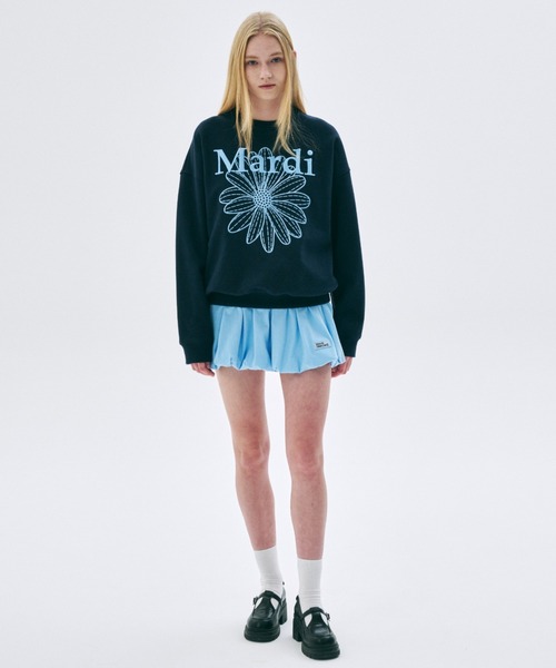 Mardi Mercredi(マルディメクルディ)の「VOLUME MINI SKIRT / ボリューム ミニ スカート(スカート・レディース・ネイビー/ホワイト/スカイブルー/ブラック・FREE)」の18枚目の写真