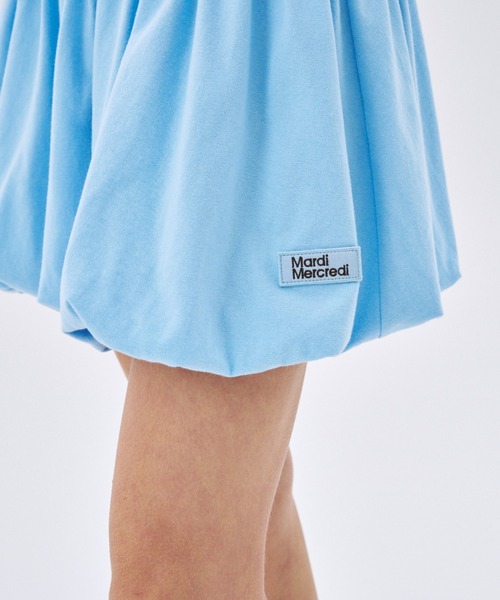 Mardi Mercredi(マルディメクルディ)の「VOLUME MINI SKIRT / ボリューム ミニ スカート(スカート・レディース・ネイビー/ホワイト/スカイブルー/ブラック・FREE)」の15枚目の写真