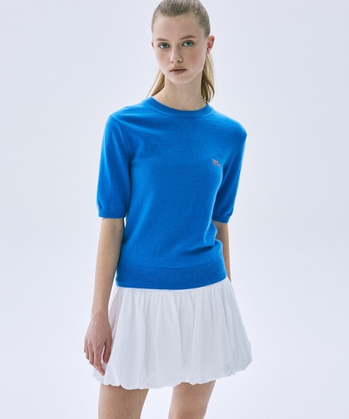 Mardi Mercredi(マルディメクルディ)の「VOLUME MINI SKIRT / ボリューム ミニ スカート(スカート・レディース・ネイビー/ホワイト/スカイブルー/ブラック・FREE)」の7枚目の写真