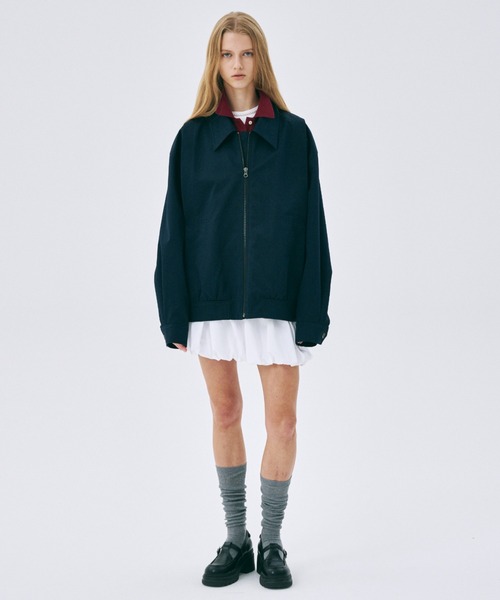Mardi Mercredi(マルディメクルディ)の「VOLUME MINI SKIRT / ボリューム ミニ スカート(スカート・レディース・ネイビー/ホワイト/スカイブルー/ブラック・FREE)」の9枚目の写真