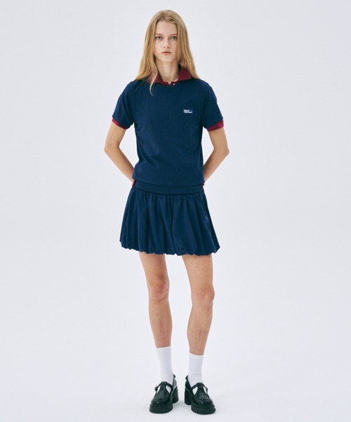 Mardi Mercredi(マルディメクルディ)の「VOLUME MINI SKIRT / ボリューム ミニ スカート(スカート・レディース・ネイビー/ホワイト/スカイブルー/ブラック・FREE)」の20枚目の写真