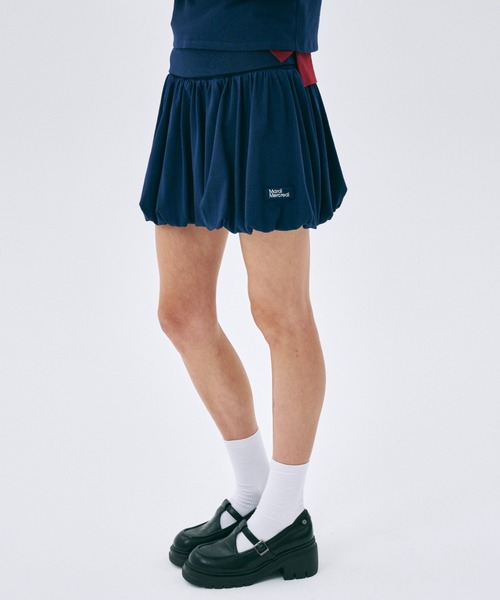 Mardi Mercredi(マルディメクルディ)の「VOLUME MINI SKIRT / ボリューム ミニ スカート(スカート・レディース・ネイビー/ホワイト/スカイブルー/ブラック・FREE)」の22枚目の写真