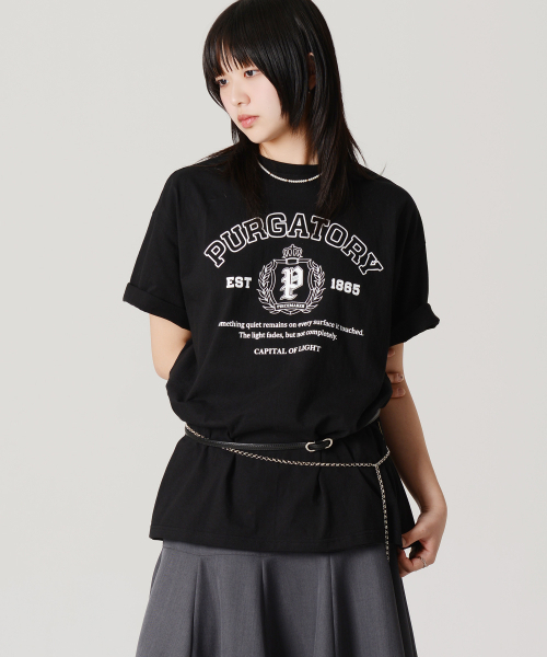 PIECEMAKER（ピースメーカー）の「パガトリクラウン 半袖Tシャツ (ブラック)（Tシャツ/カットソー・レディース・その他・LARGE/MEDIUM）」の2枚目の写真