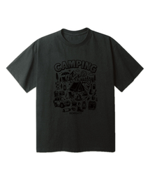 BEMIGHTY（ビーマイティー）の「キャンピングトリップオーバーサイズ半袖Tシャツ[ダークグレー]（Tシャツ/カットソー）」