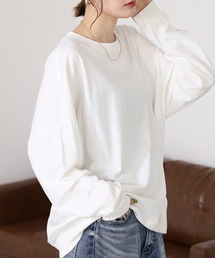 ゆったりロングスリーブカットソー 長袖