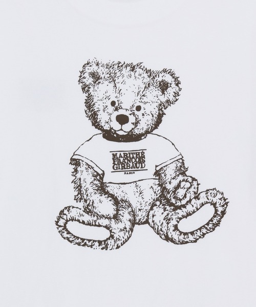 MARITHE + FRANCOIS GIRBAUD(マリテフランソワジルボー)の「DOODLE BEAR TEE(Tシャツ/カットソー・レディース・ヘザーグレー/ホワイト/ネイビー/ホワイト系その他・MEDIUM/SMALL)」の5枚目の写真