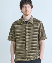 MEN'S BIGI | シアージオメトリック半袖シャツ(Tシャツ/カットソー)
