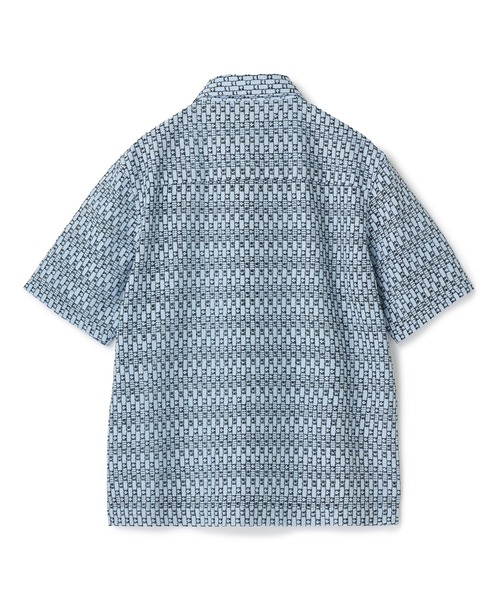 MEN'S BIGI（メンズビギ）の「シアージオメトリック半袖シャツ（Tシャツ/カットソー・メンズ・ブルー/ブラウン/ブラウン系その他・02/03）」の20枚目の写真